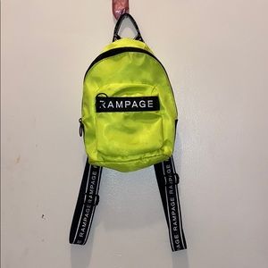 Mini Bookbag Rampage Neon Yellow